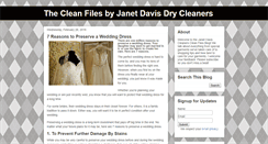 Desktop Screenshot of blog.janetdaviscleaners.com